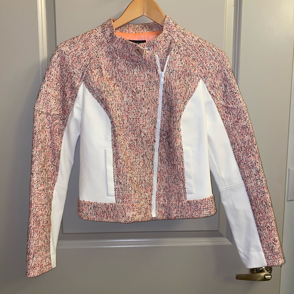 Bebe Pink Tweed Jacket